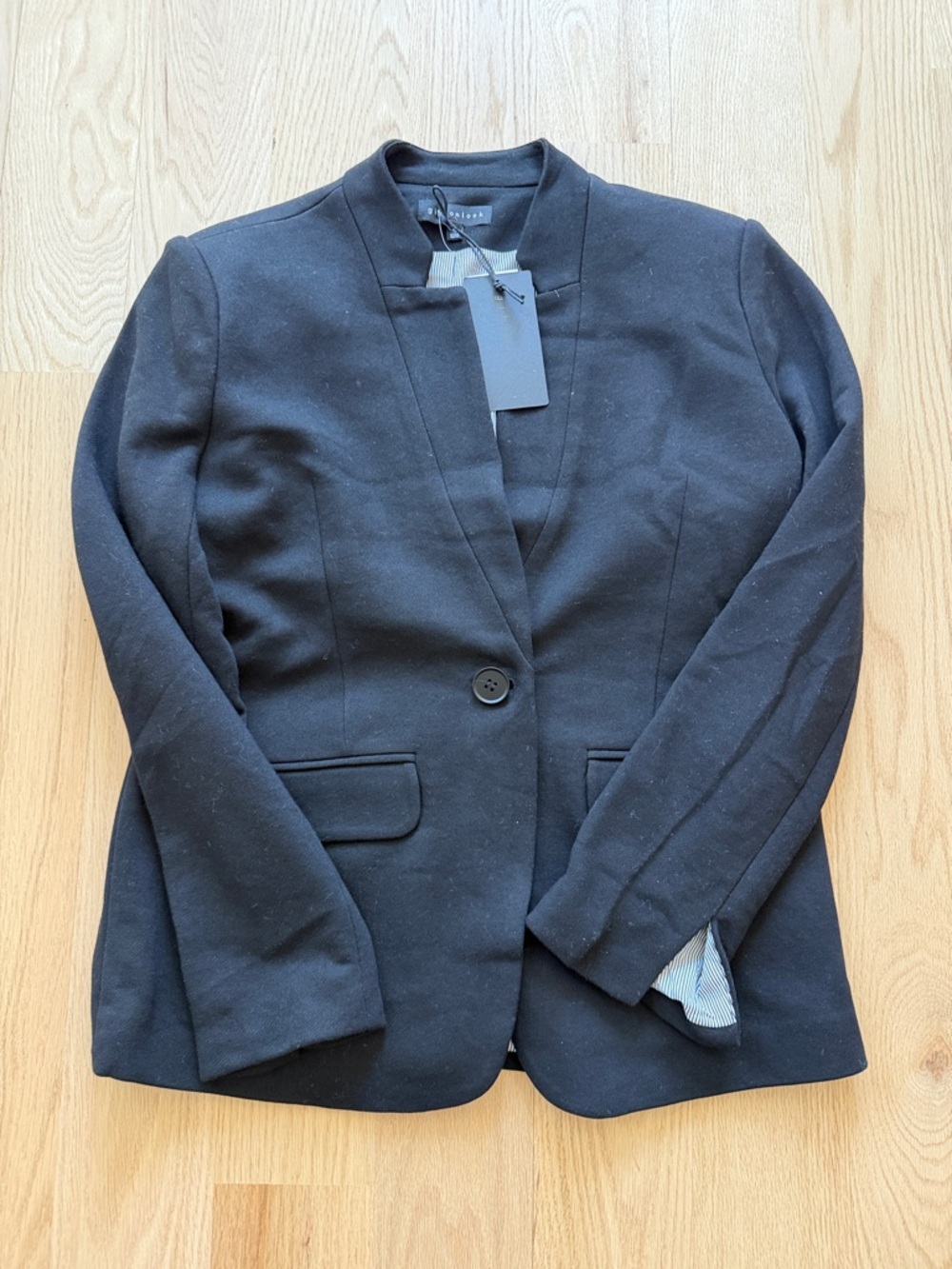 Gibson Black Single-Button Womens Blazer